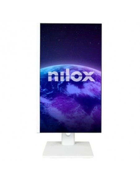 Nilox NXM24REGWEB01W 23.8" LED IPS FullHD 75Hz Altavoces Altura Ajustable Webcam Blanco Monitor