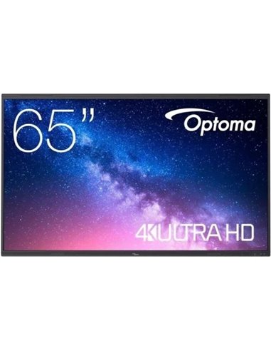 Optoma Premium Creative Touch Serie 5 de 65" Pantalla Interactiva Certificación Google EDLA Táctil