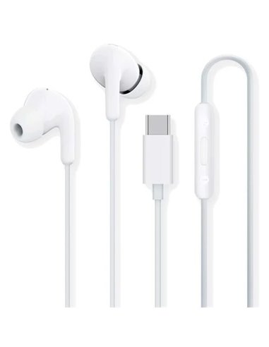 Xiaomi Earphones Auriculares con Cable Tipo-C Blanco
