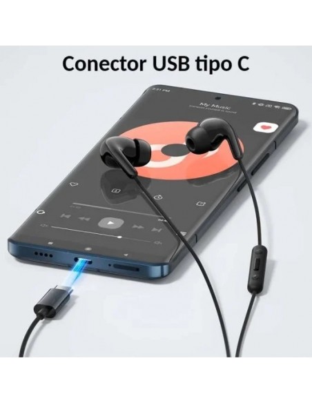 Xiaomi Earphones Auriculares con Cable Tipo-C Blanco