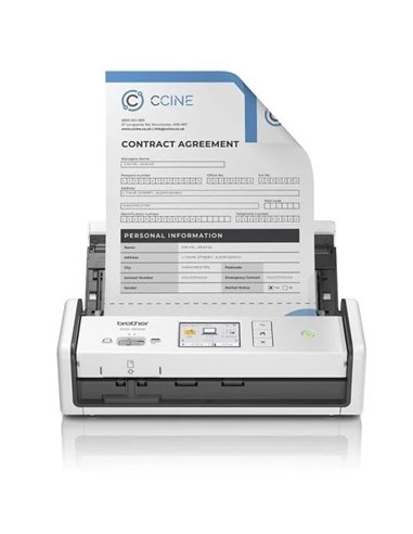 Brother ADS-1800W Escáner Documental Compacto con Alimentador de Documentos ADF WiFi Dúplex