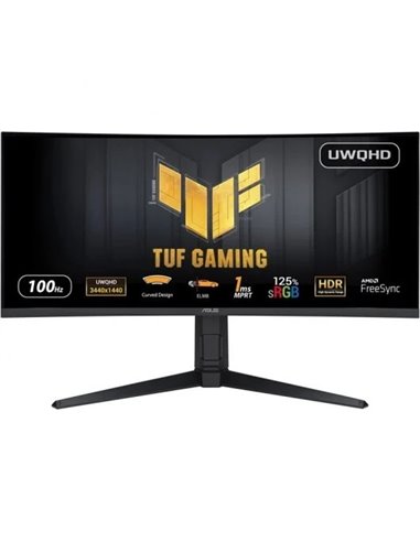 Asus TUF Gaming VG34VQEL1A 34" LED UWQHD 100Hz FreeSync Monitor Curvo Gaming