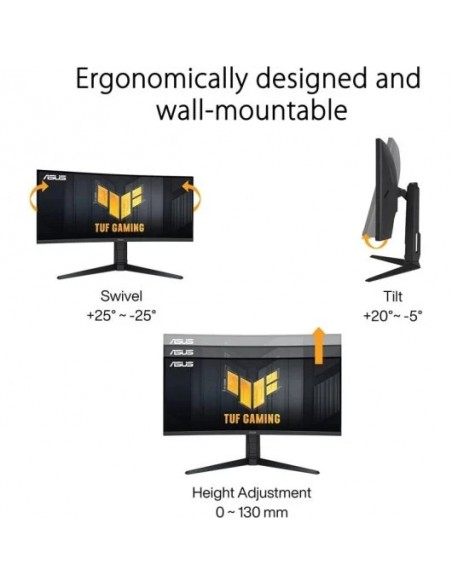 Asus TUF Gaming VG34VQEL1A 34" LED UWQHD 100Hz FreeSync Monitor Curvo Gaming