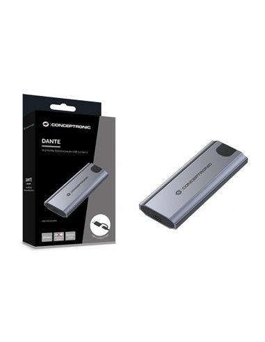 Conceptronic DANTE05G Caja Externa Disco Duro M.2 NVMe Gris