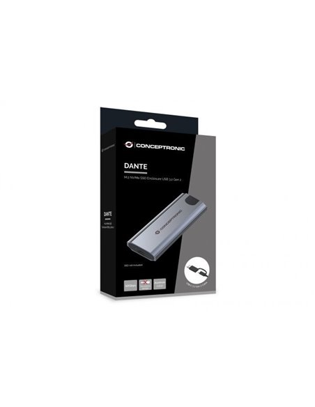 Conceptronic DANTE05G Caja Externa Disco Duro M.2 NVMe Gris