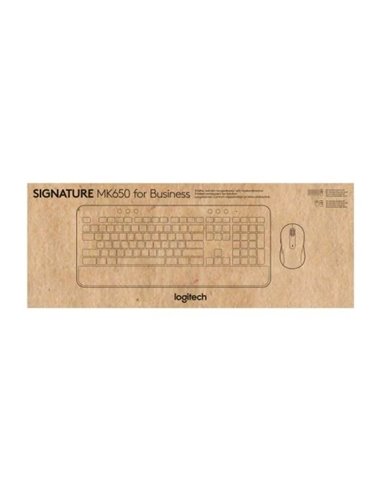Logitech Signature MK650 Combo Teclado + Ratón Bluetooth Grafito