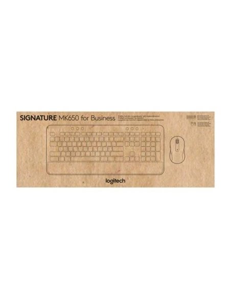 Logitech Signature MK650 Combo Teclado + Ratón Bluetooth Grafito