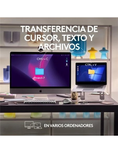 Logitech MX Master 3S para Mac, Apple, iPad, Funciona sobre cristal con Clics Silencioso, USB-C Negro
