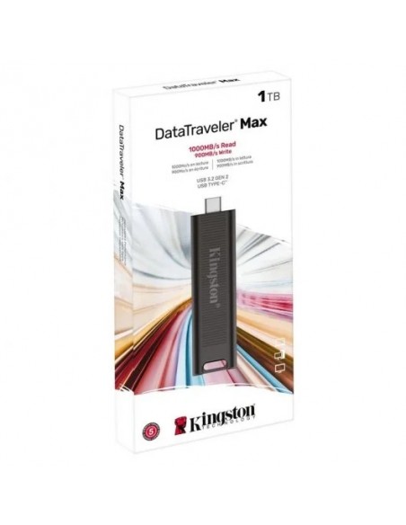 Kingston DataTraveler Max 1TB USB-C 3.2 Gen 2 Disco Duro Externo