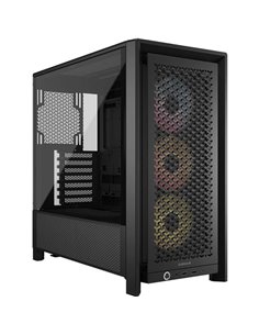 Corsair FRAME 4000D RS ARGB Semi Torre E-ATX Caja Cristal Templado USB-C Negra