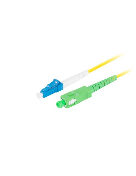 Lanberg Cable de Fibra Óptica LC/UPC SC/APC G.657.A1 Amarillo 5m