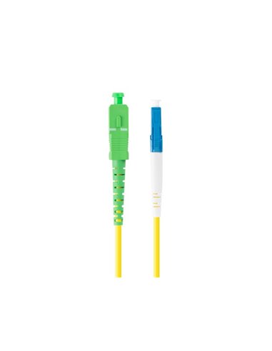 Lanberg Cable de Fibra Óptica LC/UPC SC/APC G.657.A1 Amarillo 5m