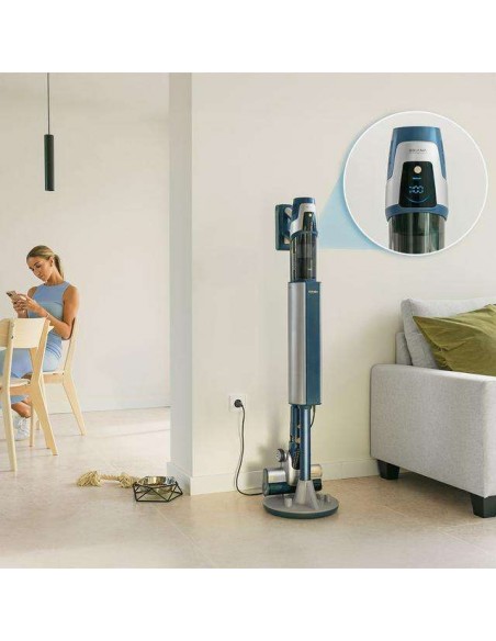 Cecotec Conga Rockstar 11500 Odyssey Station Connected IA Aspirador Escoba sin Cable con Base de Autovaciado