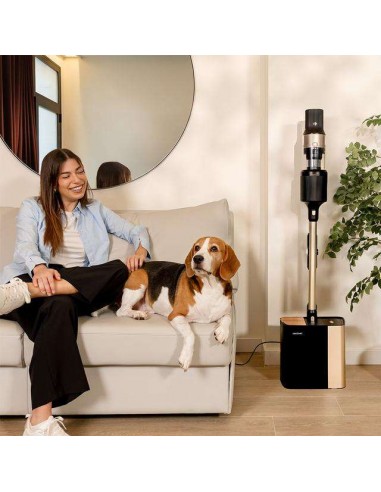 Cecotec Conga Rockstar 5500 Hurricane Station Pet Flex Aspirador Vertical con Base de Autovaciado