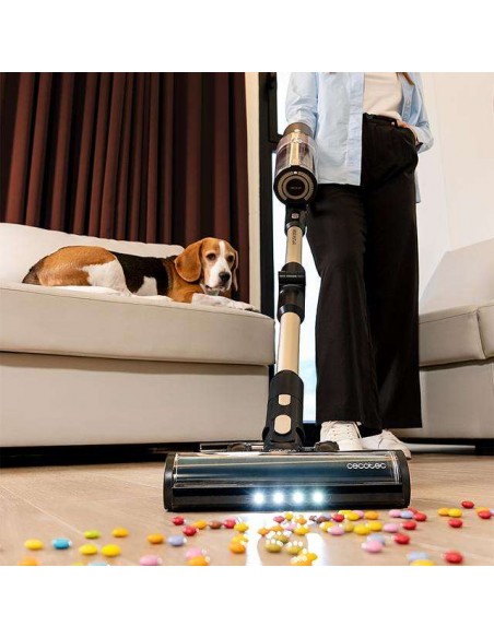 Cecotec Conga Rockstar 5500 Hurricane Station Pet Flex Aspirador Vertical con Base de Autovaciado