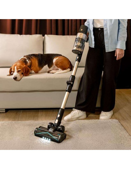 Cecotec Conga Rockstar 5500 Hurricane Station Pet Flex Aspirador Vertical con Base de Autovaciado