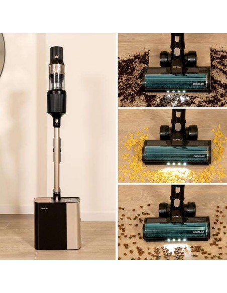 Cecotec Conga Rockstar 5500 Hurricane Station Pet Flex Aspirador Vertical con Base de Autovaciado