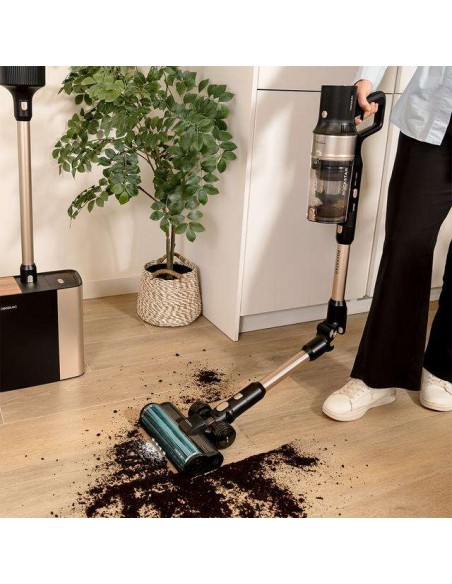 Cecotec Conga Rockstar 5500 Hurricane Station Pet Flex Aspirador Vertical con Base de Autovaciado
