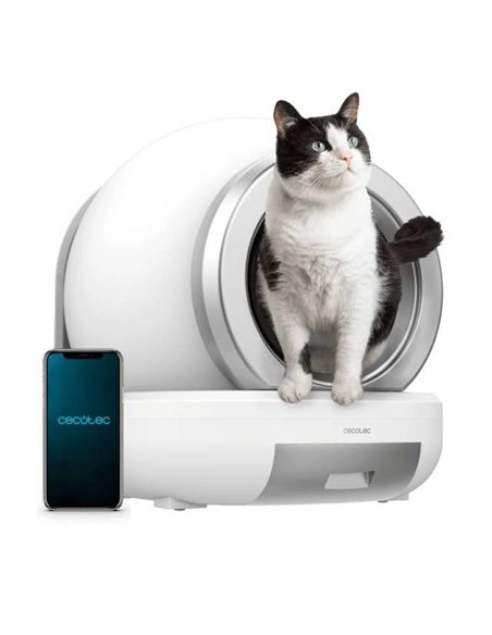 Cecotec Pumba 7000 CleanKitty Compact Connected Arenero Compacto con Autolimpieza