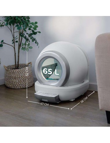 Cecotec Pumba 7000 CleanKitty Compact Connected Arenero Compacto con Autolimpieza