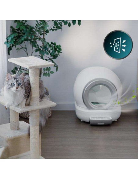 Cecotec Pumba 7000 CleanKitty Compact Connected Arenero Compacto con Autolimpieza