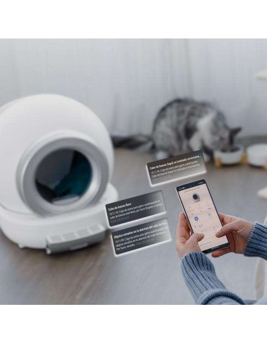 Cecotec Pumba 7000 CleanKitty Compact Connected Arenero Compacto con Autolimpieza