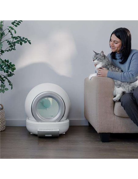 Cecotec Pumba 7000 CleanKitty Compact Connected Arenero Compacto con Autolimpieza