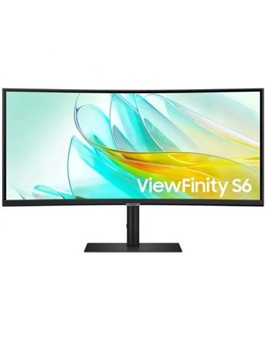Samsung ViewFinity S65UC 34" LCD UltraWide WQHD 100Hz FreeSync USB-C Monitor Curvo