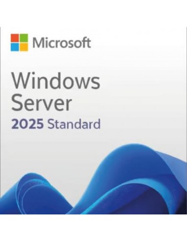 Microsoft Windows Server 2025 Standard 64 Bits 16 Cores OEM DVD ...