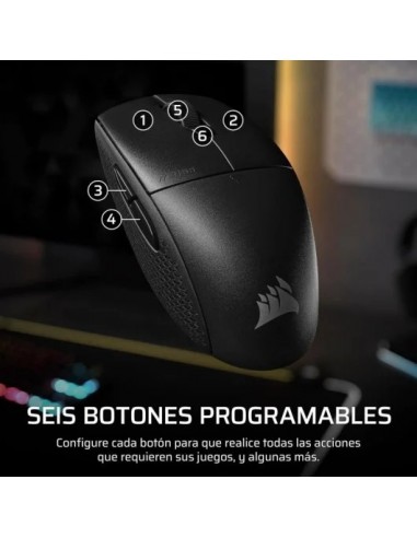 Corsair M55 Wireless Ratón Inalámbrico Gaming 24000 DPI