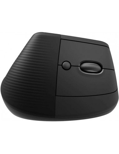 Logitech Lift Ratón Inalámbrico Vertical para Diestros 4000DPI Gris-Negro