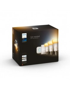 Philips Hue Kit de inicio 3 bombillas inteligentes E27 1100 lm + Hue Bridge