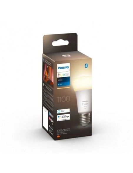 Philips Hue White Bombilla Inteligente A60 E27 1100 lm