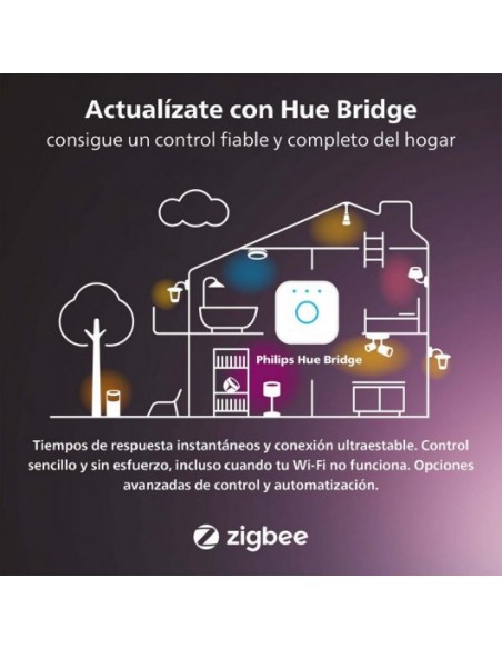 Philips Hue White Ambiance Bombilla Inteligente A67 E27 1600 lm