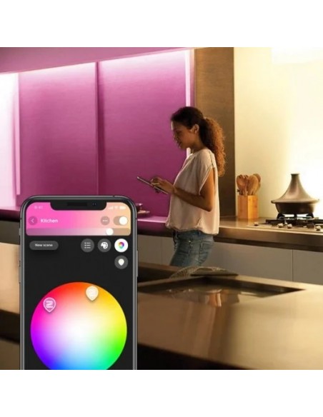 Philips Hue White and Color Ambiance Base Tira de Luz Plus V4 2m 1700 lm