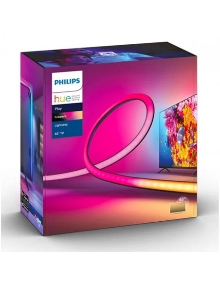 Philips Hue White and Color Ambiance Play Gradient Lightstrip Tira para TV 65"a 75"