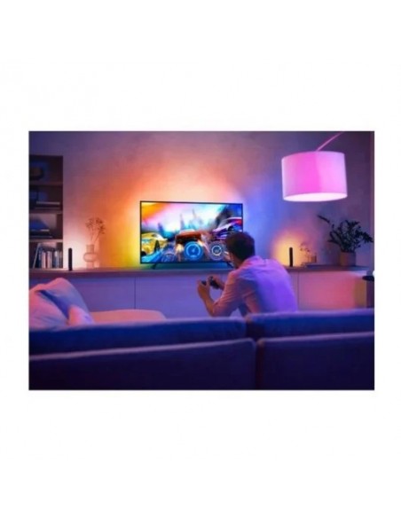 Philips Hue White and Color Ambiance Play Gradient Lightstrip Tira para TV 75" o más