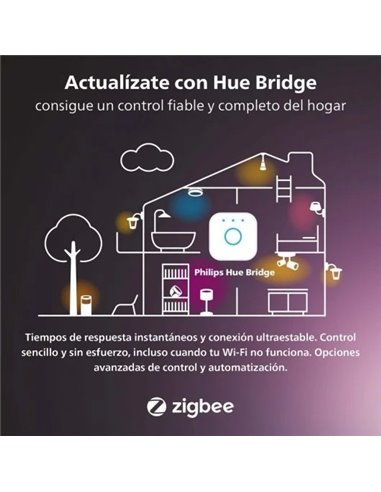 Philips Hue White and Color Ambiance Play Gradient Lightstrip Tira para TV 75" o más