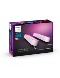 Philips Hue White and Color Ambiance Play Pack 2 Barras de Luces Blancas
