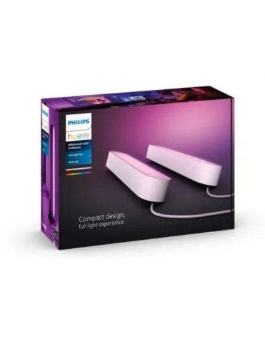 Philips Hue White and Color Ambiance Play Pack 2 Barras de Luces Blancas