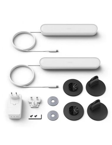 Philips Hue White and Color Ambiance Play Pack 2 Barras de Luces Blancas