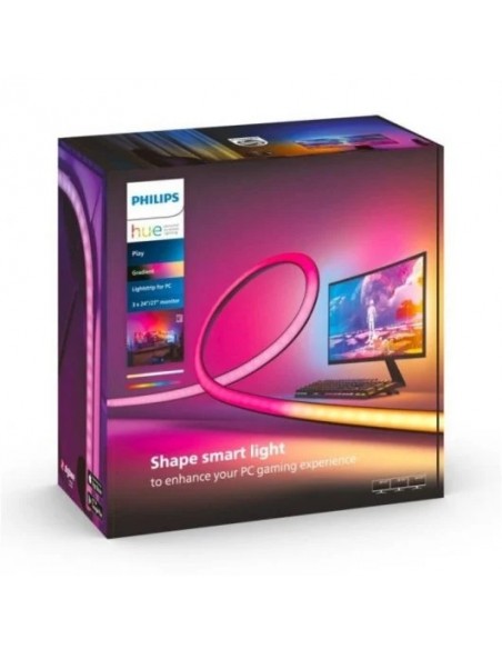 Philips Hue Play Gradient Lightstrip Tira para PC Monitor 32"a 34"
