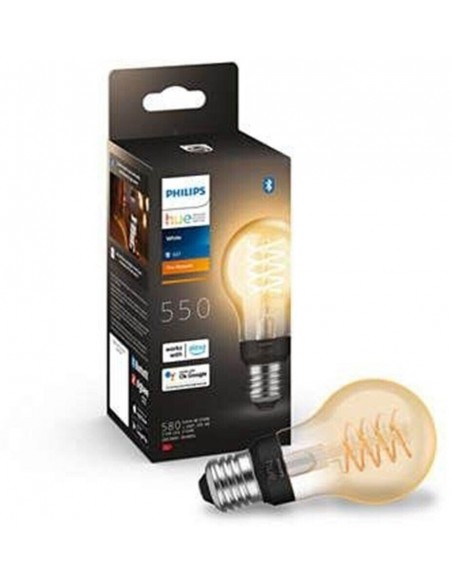 Philips Hue Filamento Bombilla Inteligente A60 E27 580 lm