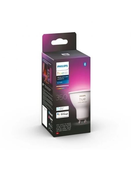 Philips Hue White and Color Ambiance GU10 Foco Inteligente 350 lm
