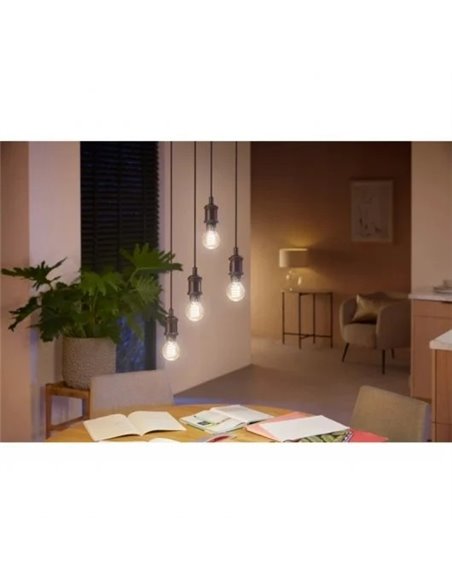 Philips Hue Filamento Bombilla Inteligente A60 E27 550 lm