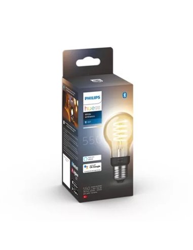 Philips Hue Filamento Bombilla Inteligente A60 E27 550 lm