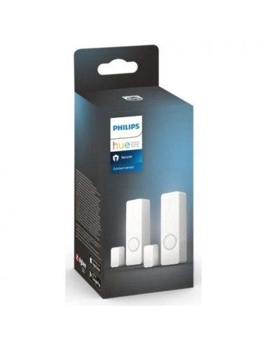 Philips Hue Secure Sensor de Contacto Inteligente para Puertas y Ventanas Pack 2 unidades Blanco