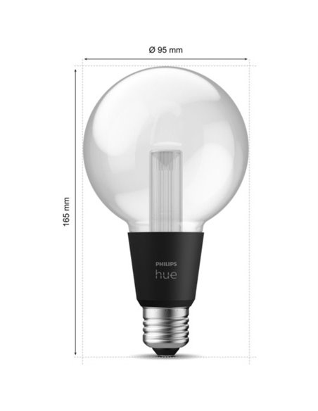 Philips Hue Bombilla inteligente G95 - E27
