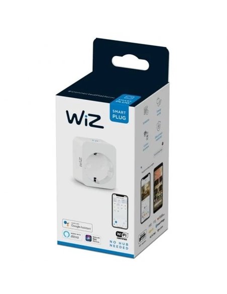 WiZ Enchufe Inteligente Wi-Fi compatible Alexa y Google Home
