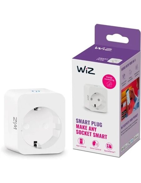 WiZ Enchufe Inteligente WiFi con Control de Energía